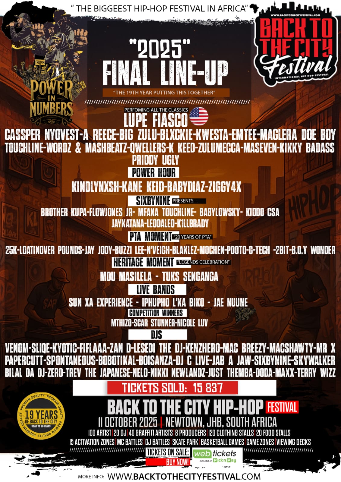 Back to the City 2025: Final Lineup Locked! A-Reece, Cassper, Kwesta & More