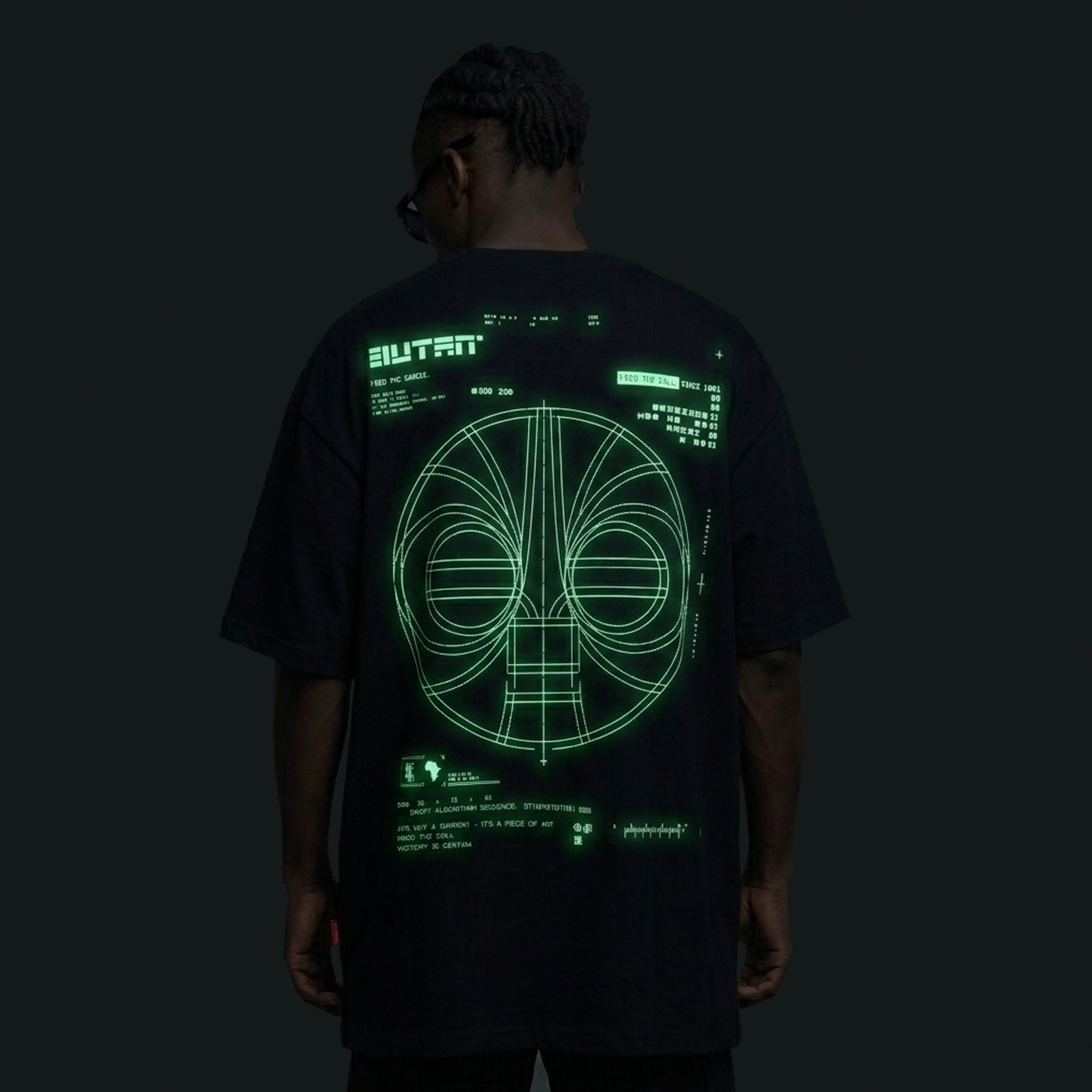 Butan | Aluta Mask | GITD T-shirt