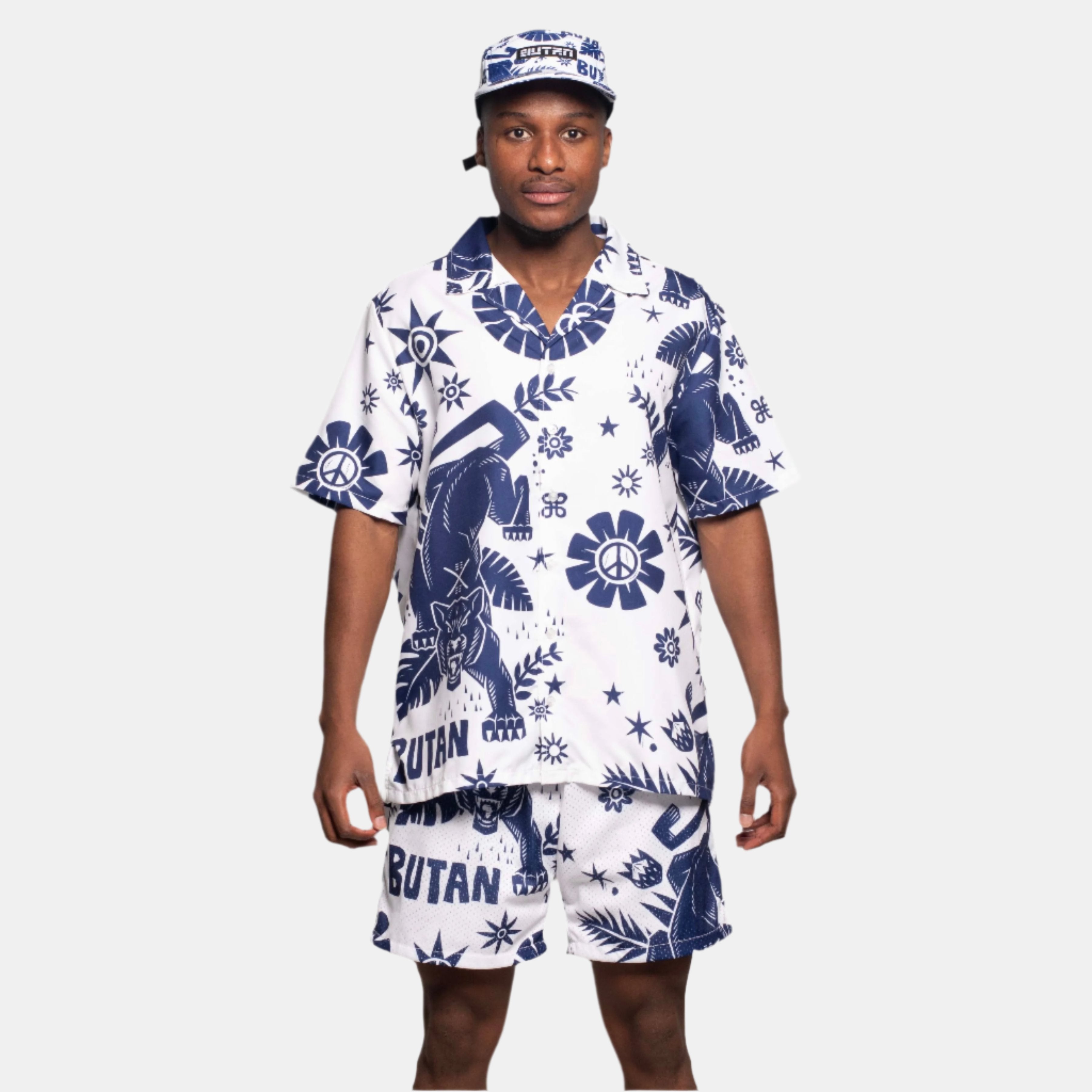 Jungle Cat Series Shirt Navy