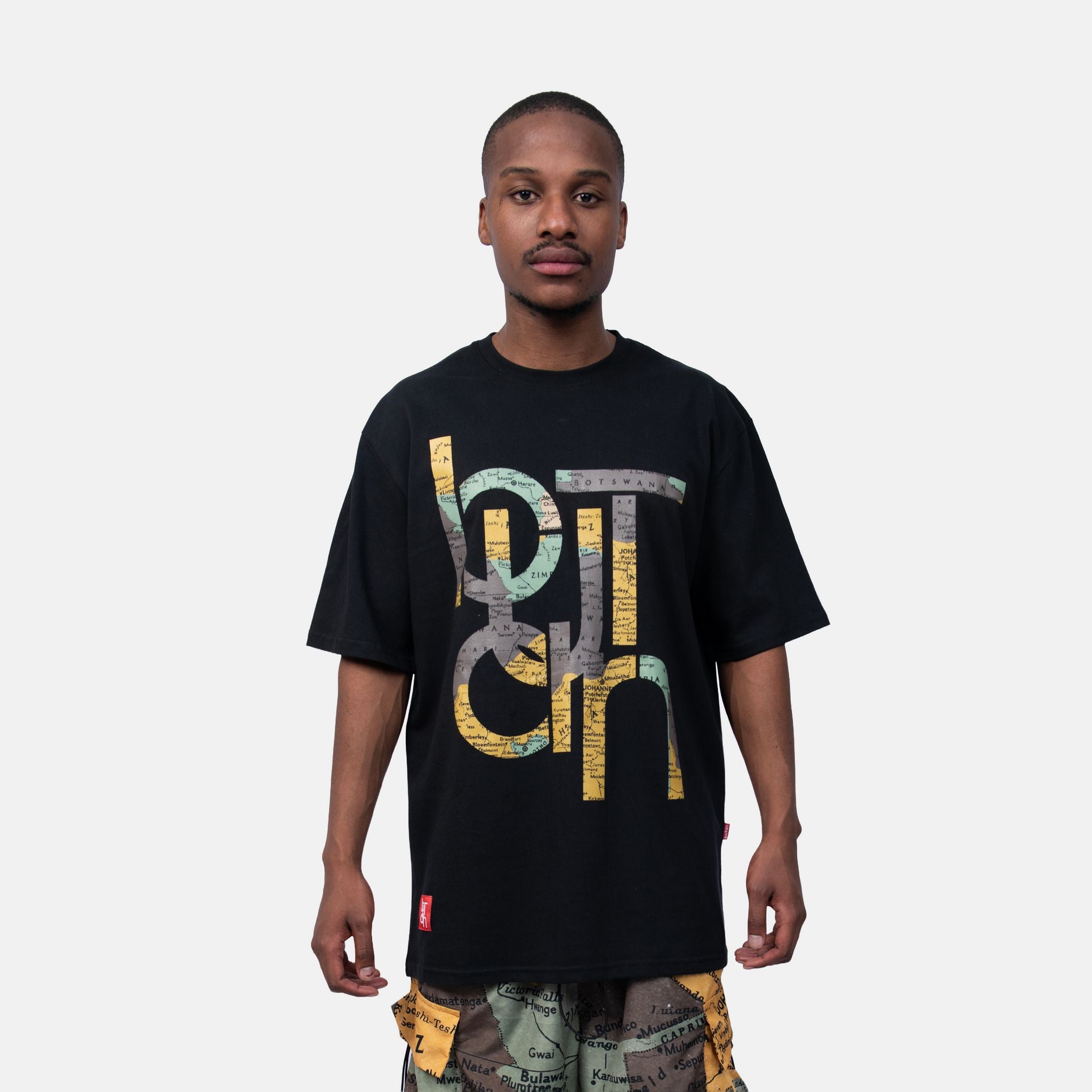 Butan | Map Camo T-shirt