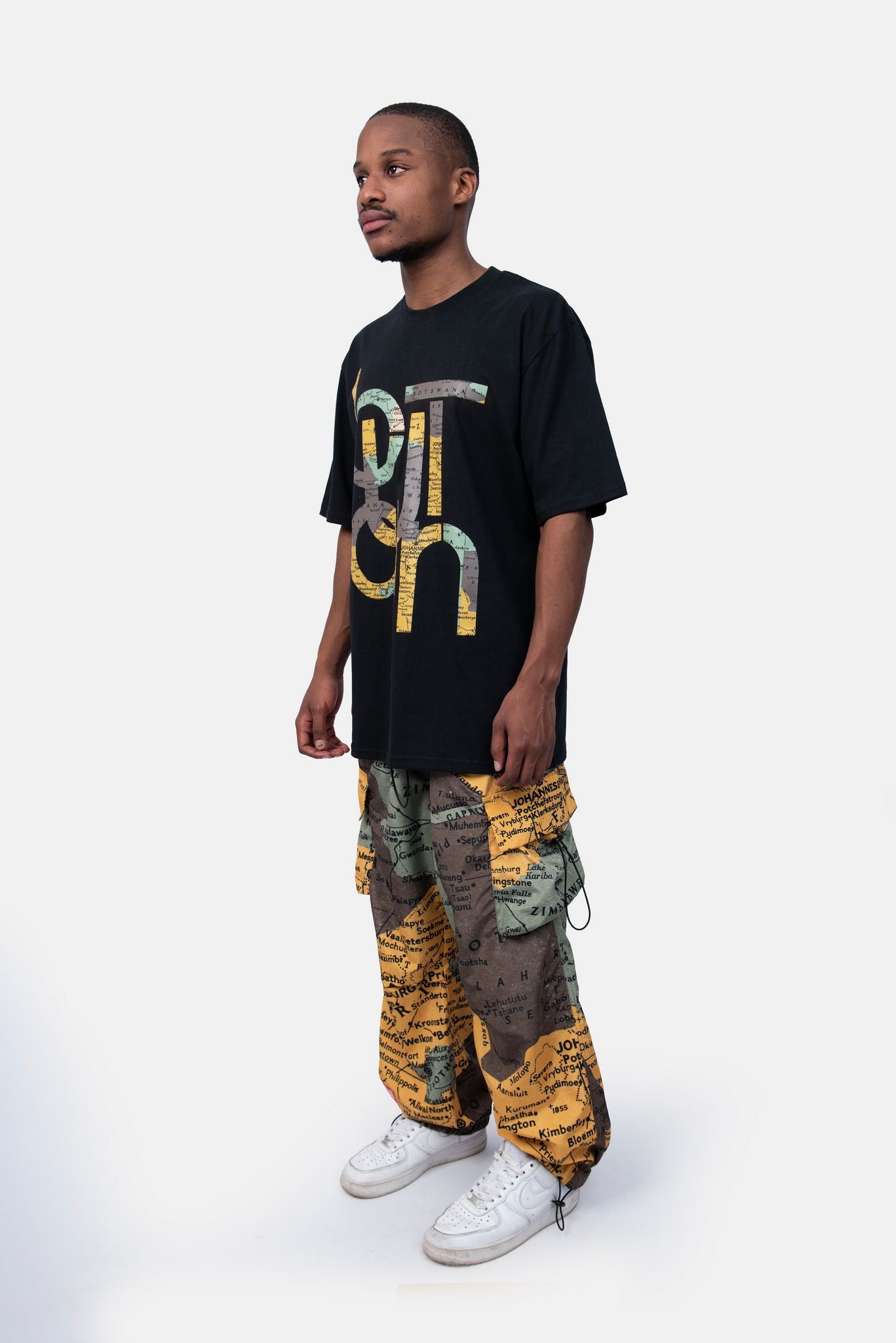 Butan | Map Camo T-shirt