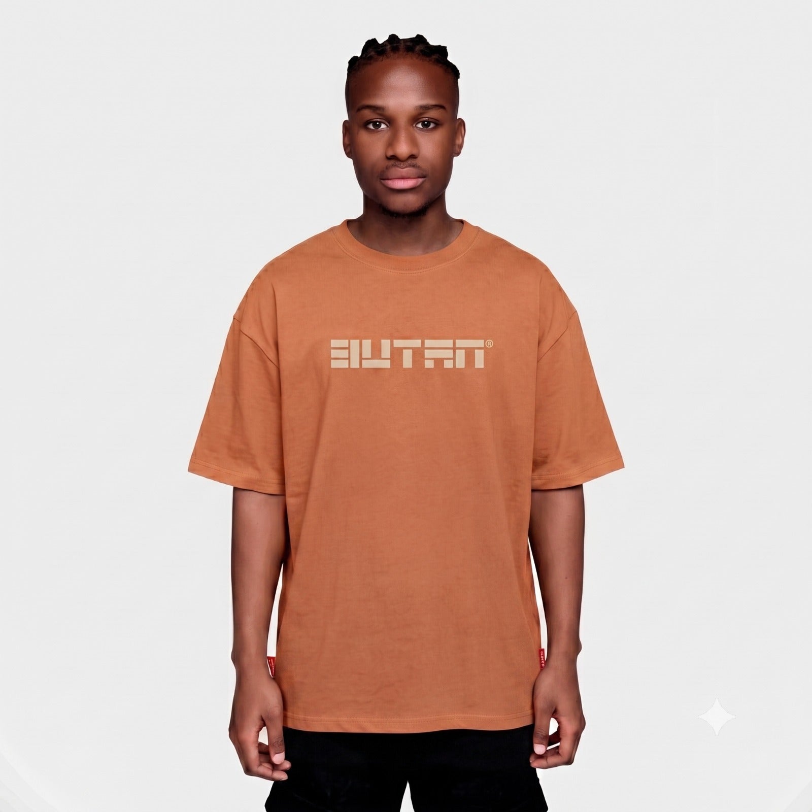 Butan | Aluta Mask T-shirt | Choc Brown