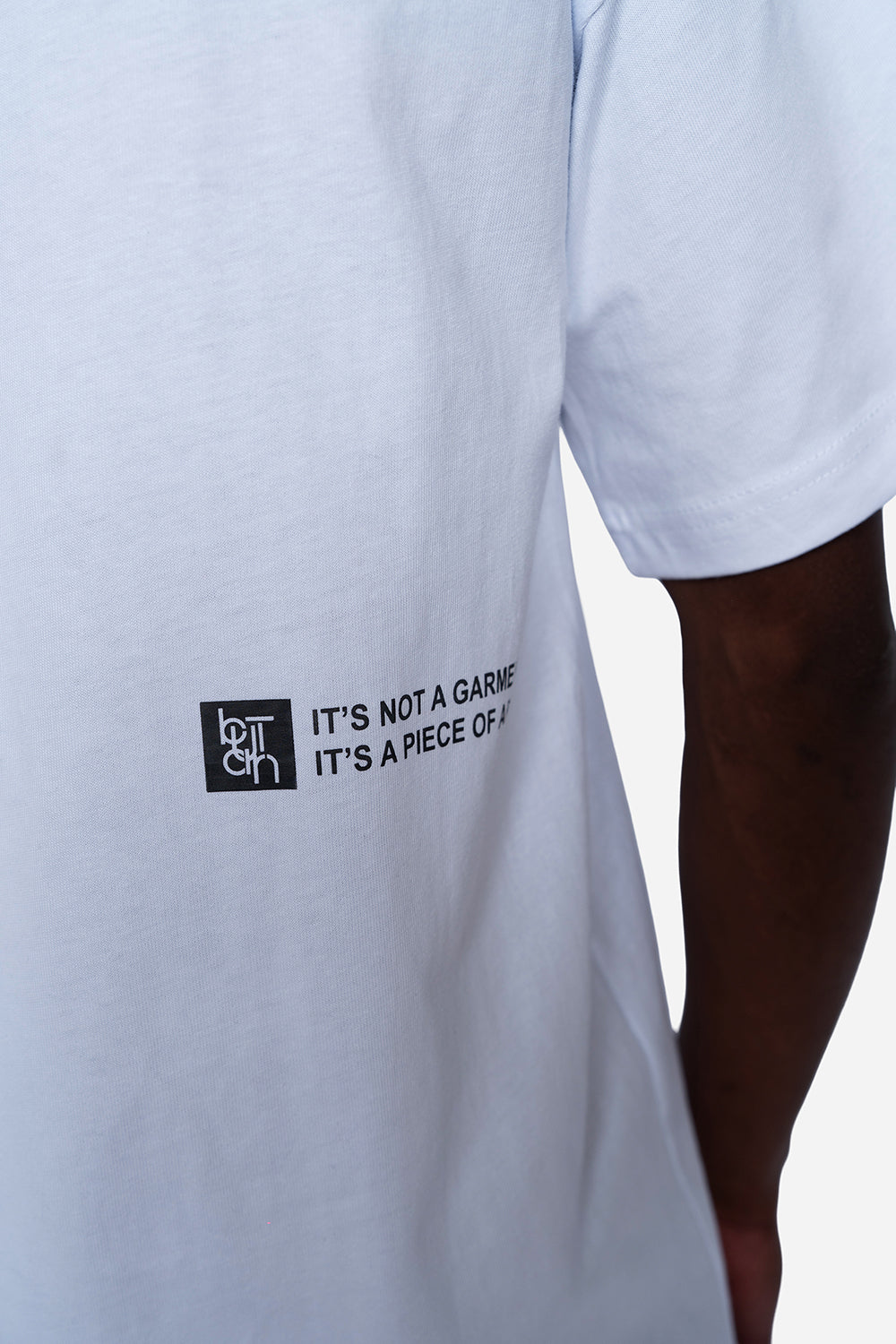 Butan | Block Letters | Staple T-shirt | White