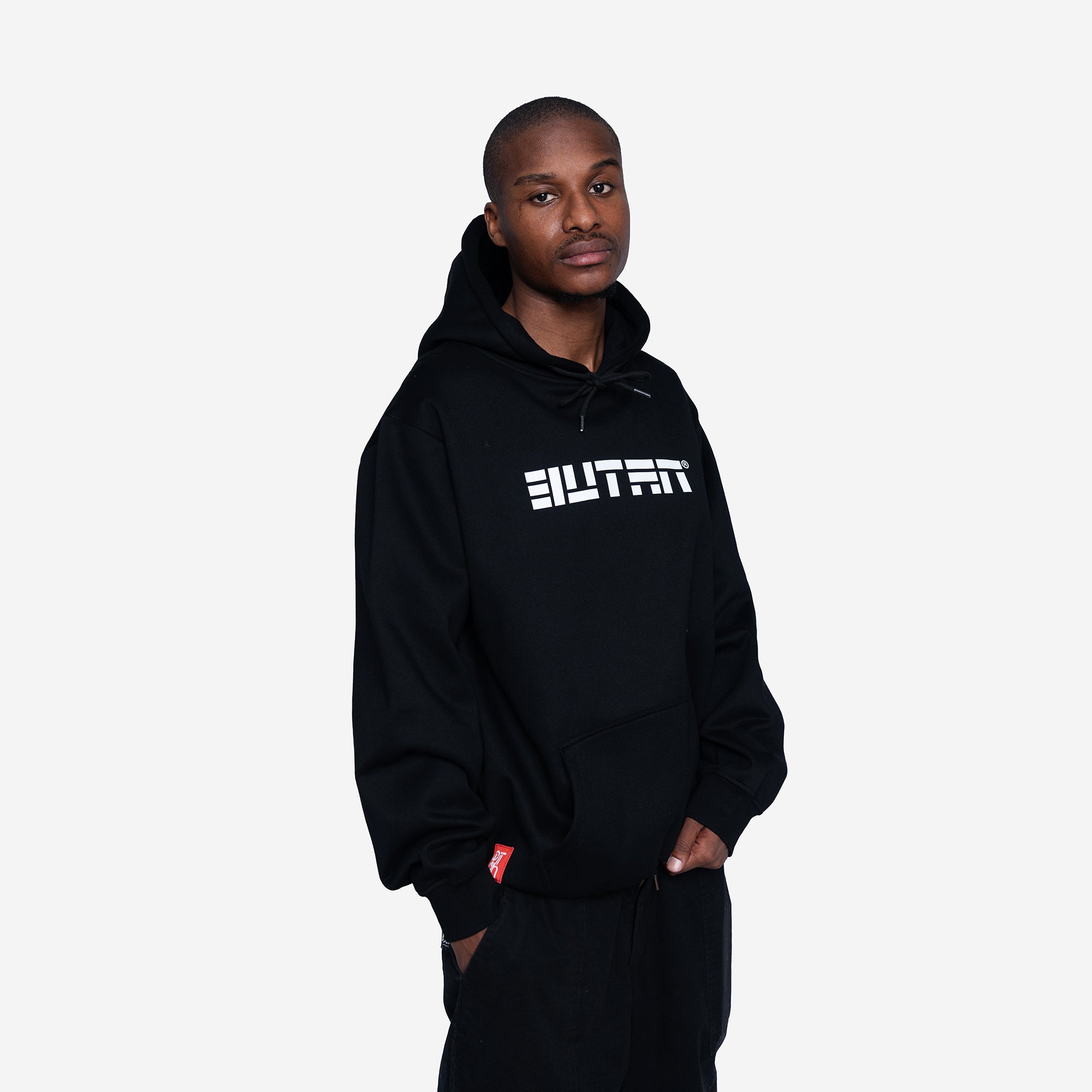 Butan | Block Letters hoodie | Black