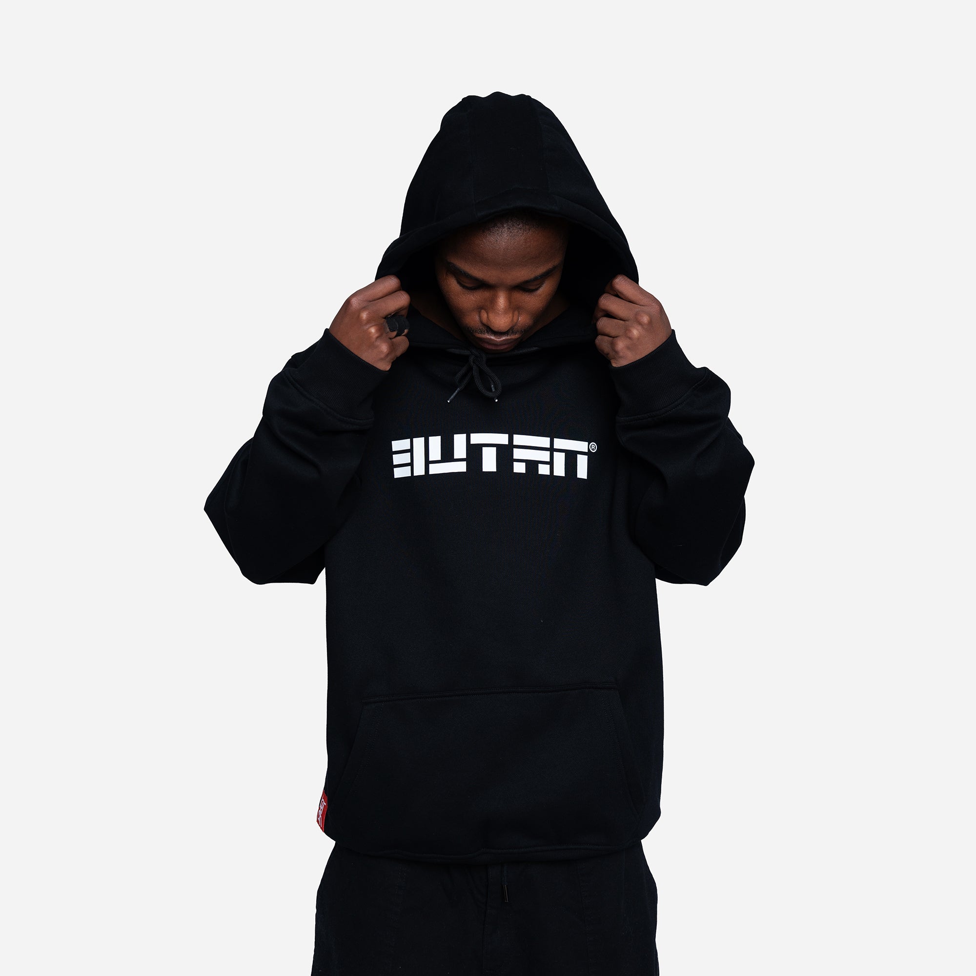 Butan | Block Letters hoodie | Black