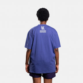 Classic Connection | Box Logo T-Shirt | Indigo - back