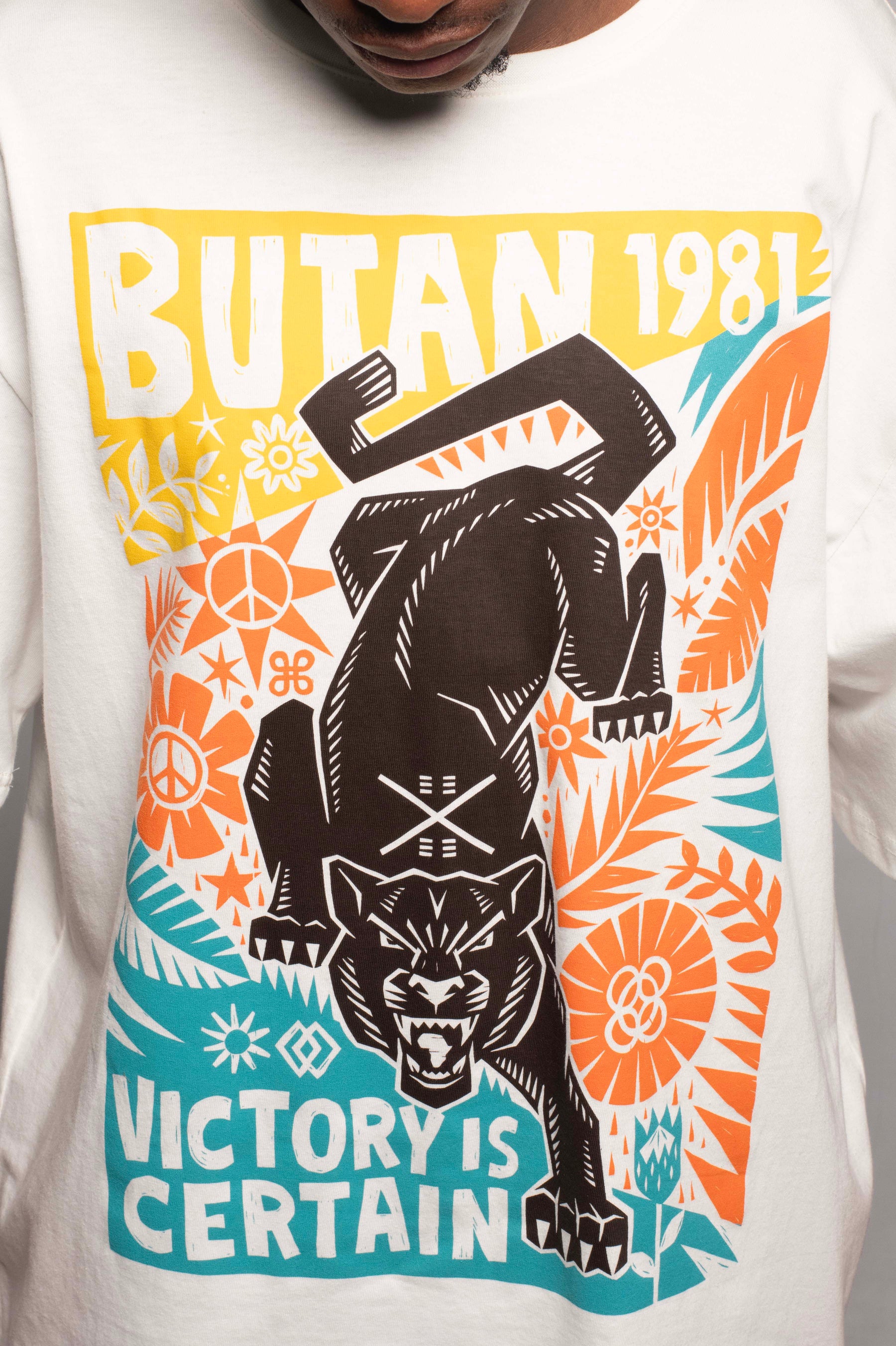 Butan Panthers | Jungle Cat T-shirt  | Multi Print