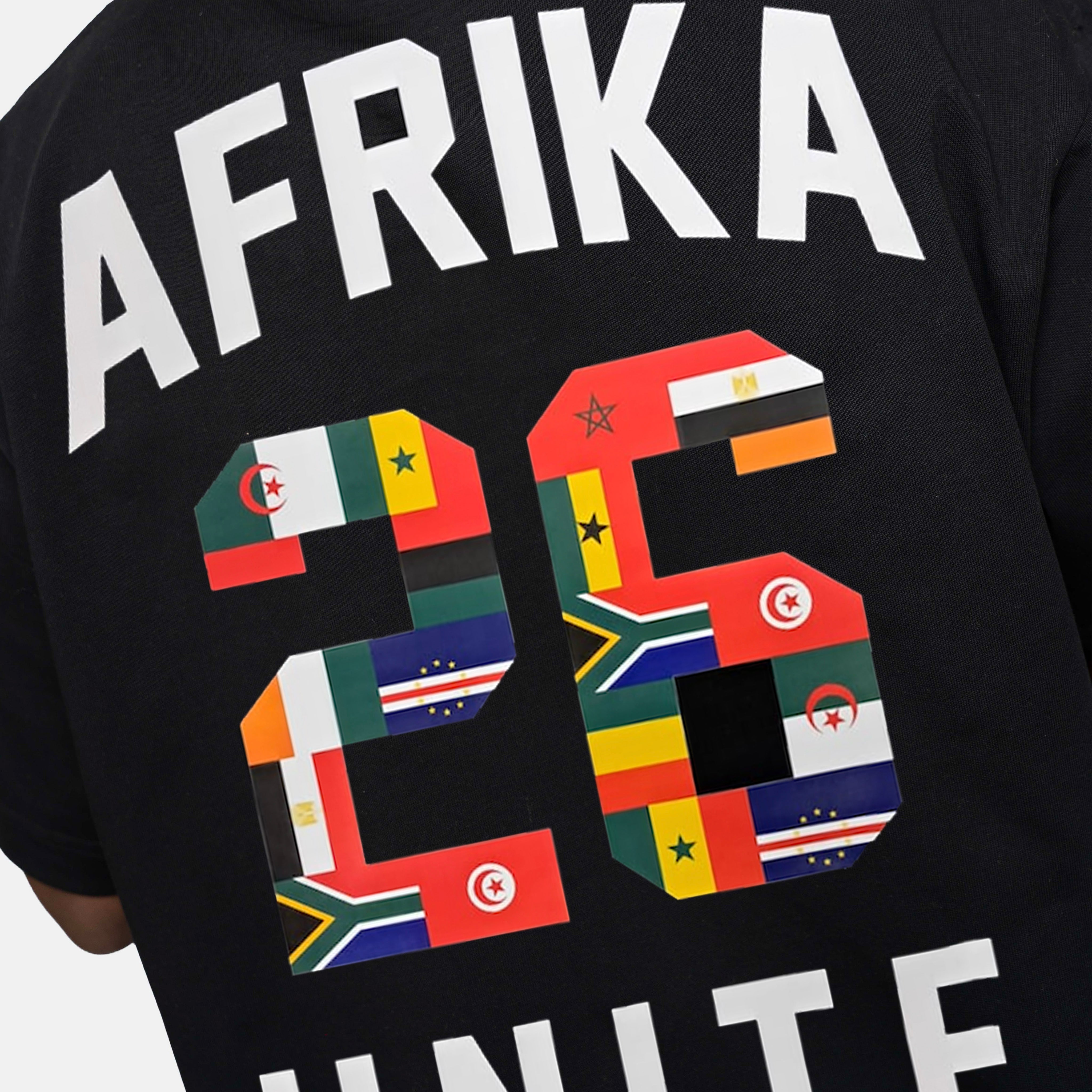 Butan | Afrika Unite T-shirt | Black