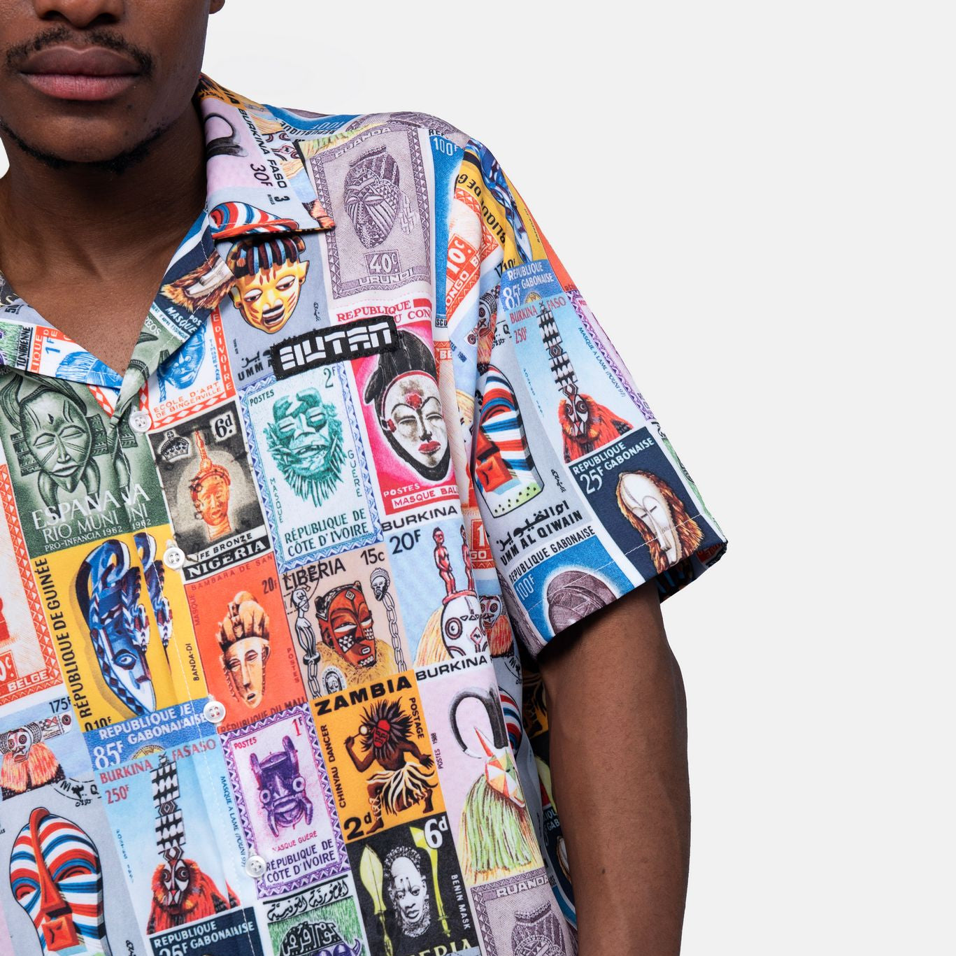 Butan | Stamp Mask Shirt | Multi