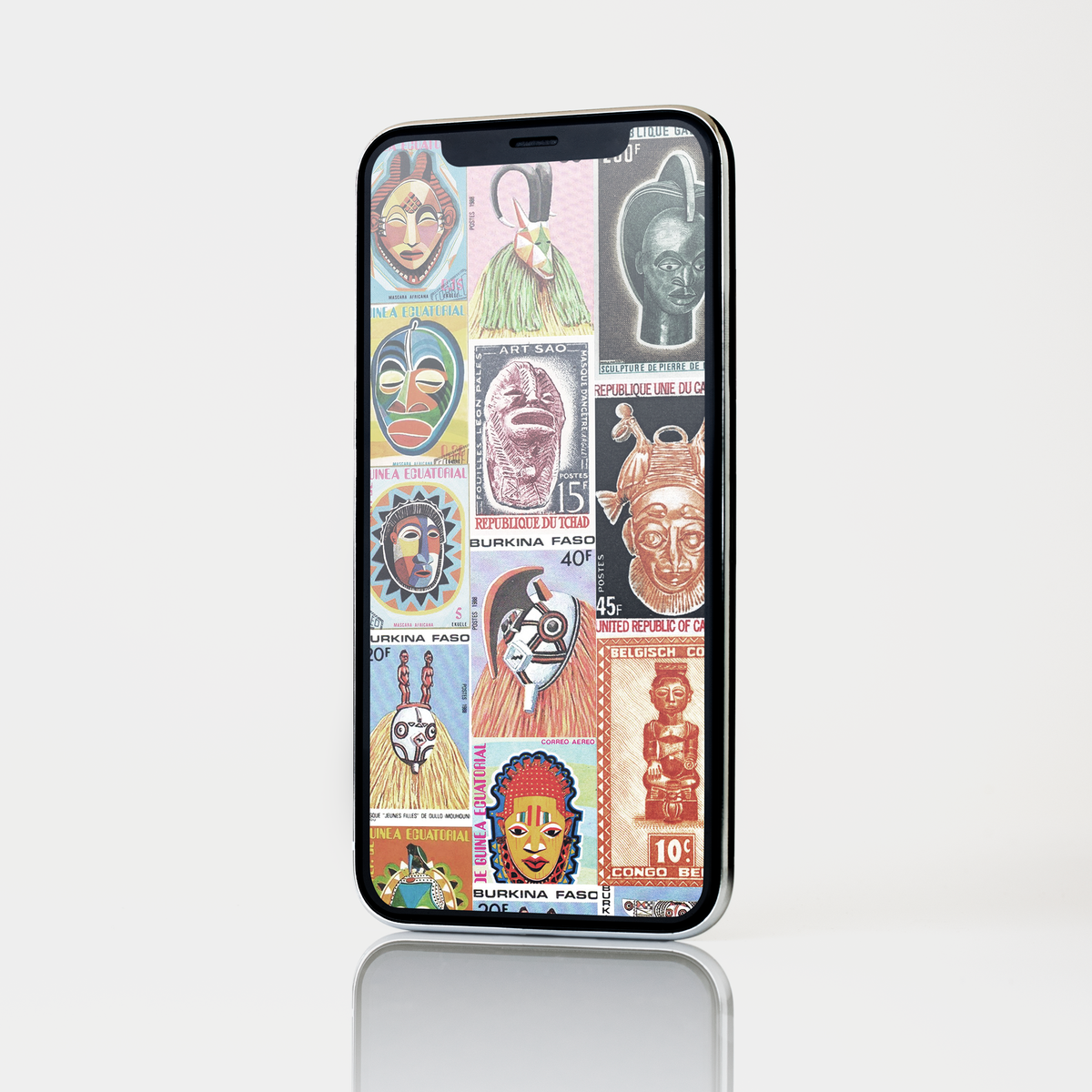 Butan | Mask Stamp | Mobile Wallpaper