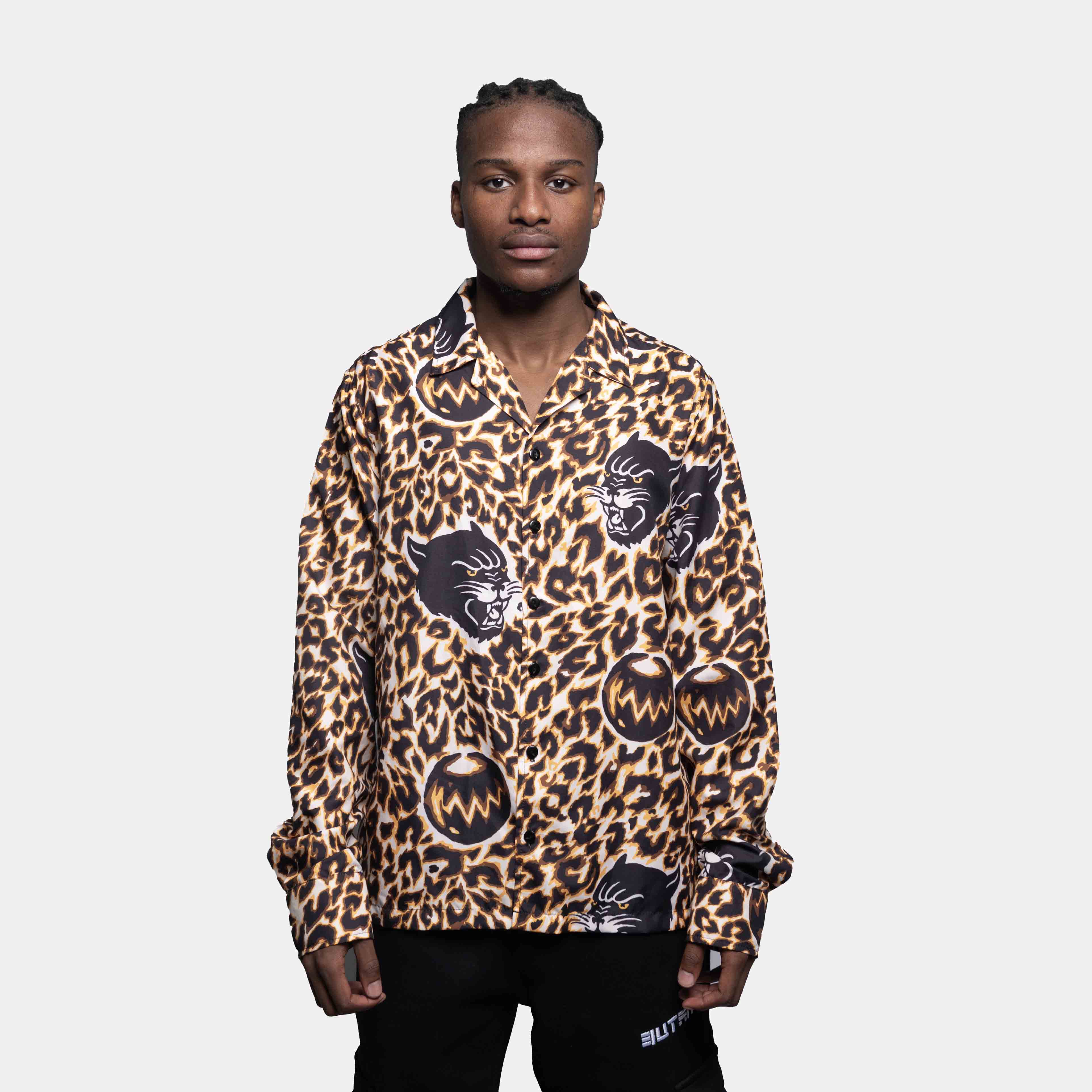 Butan X Inkabi Zezwe | Wild Cats Long Sleeve Shirt - Butan