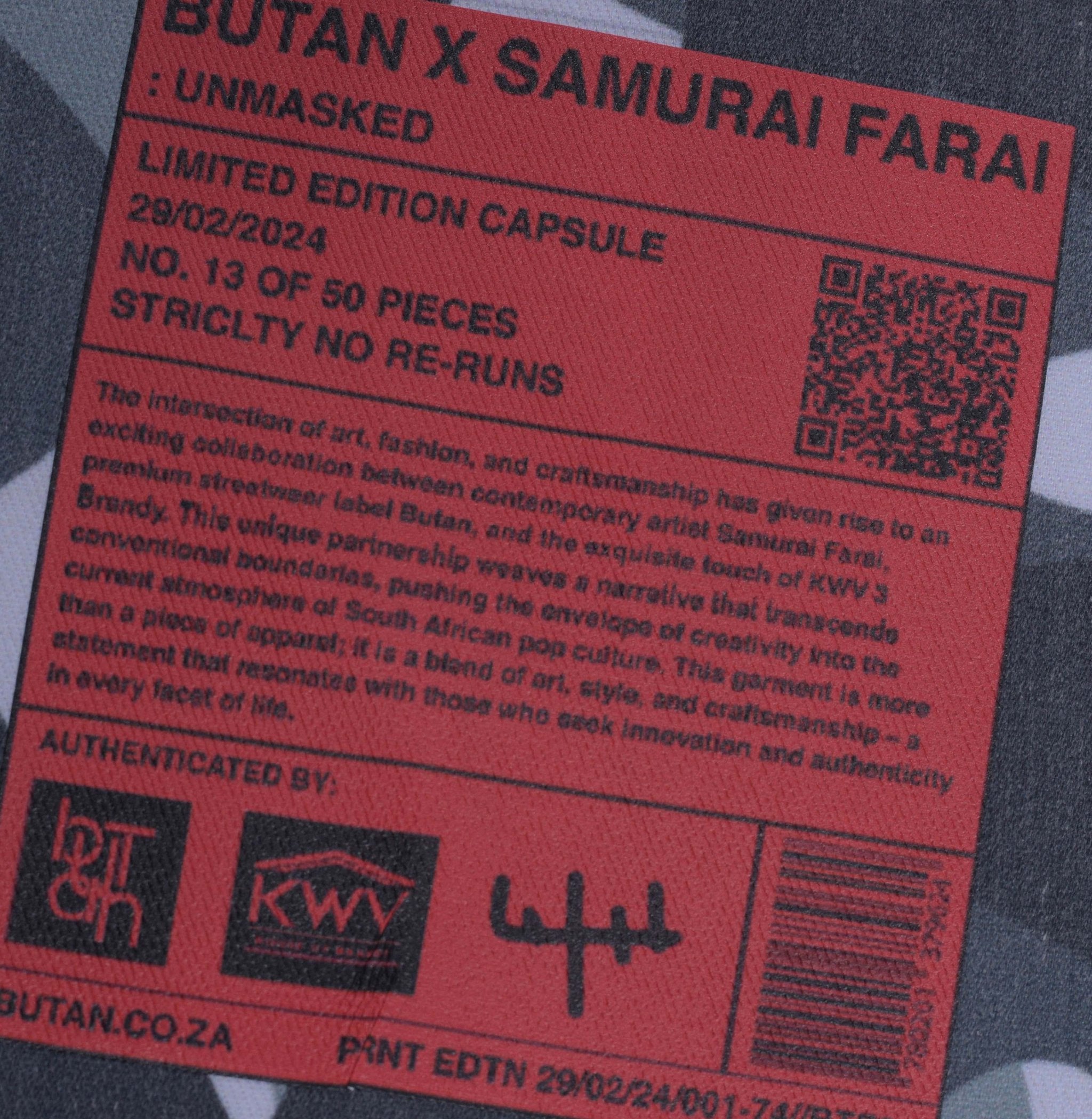 Butan X Samurai Farai | Exclusive Shirt | Multi - Butan