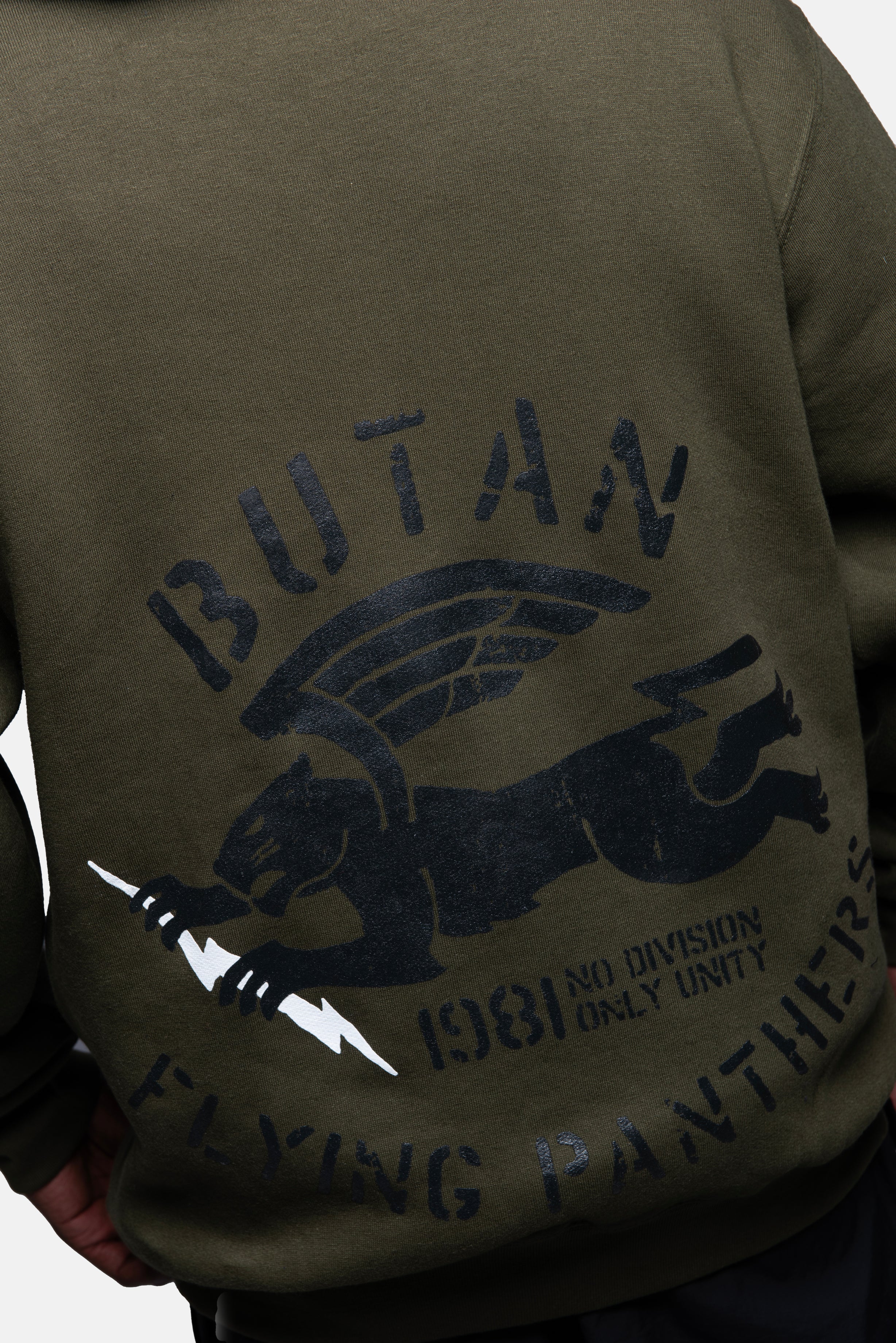 Commander Hooded Sweater | Olive - Butan