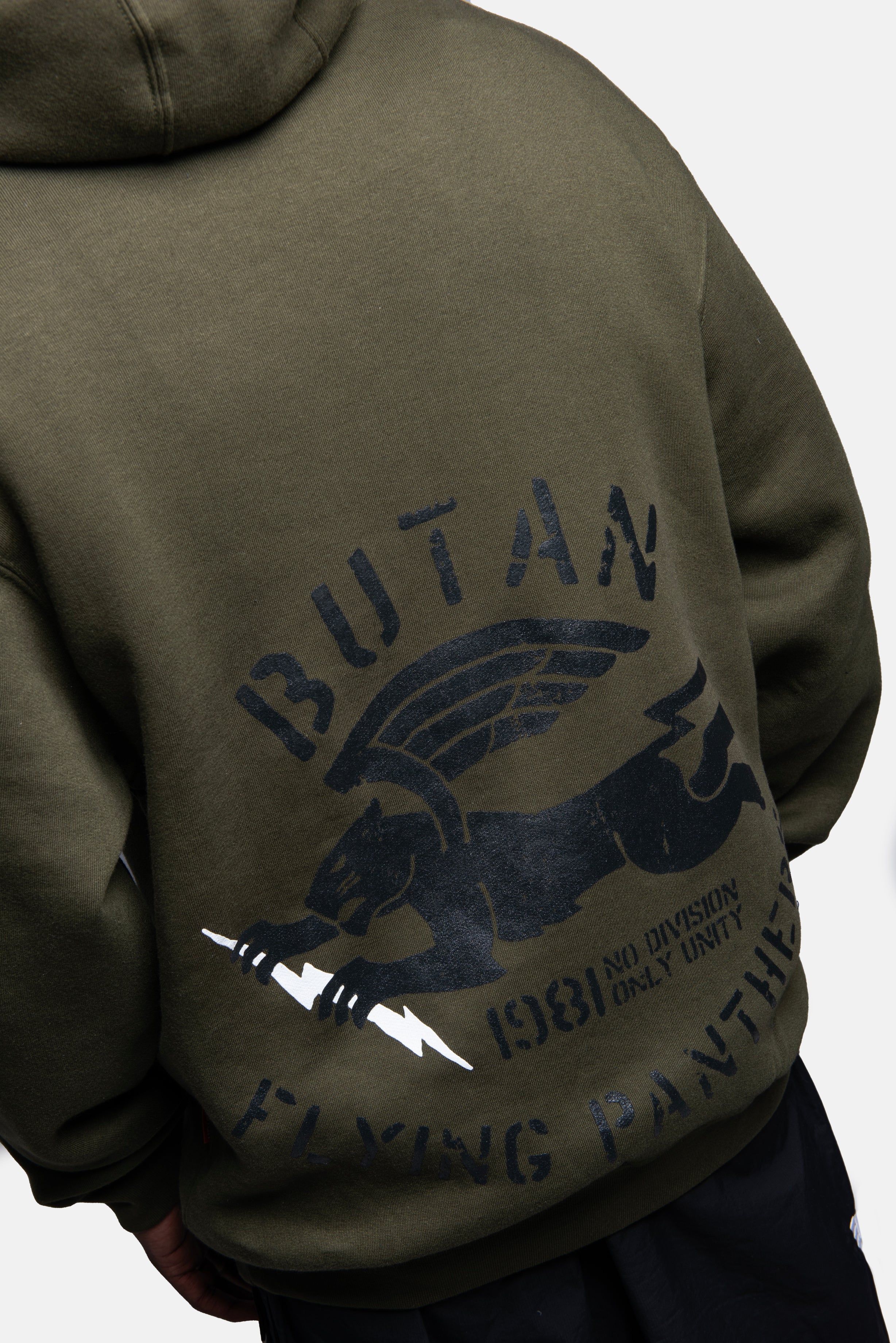 Commander Hooded Sweater | Olive - Butan