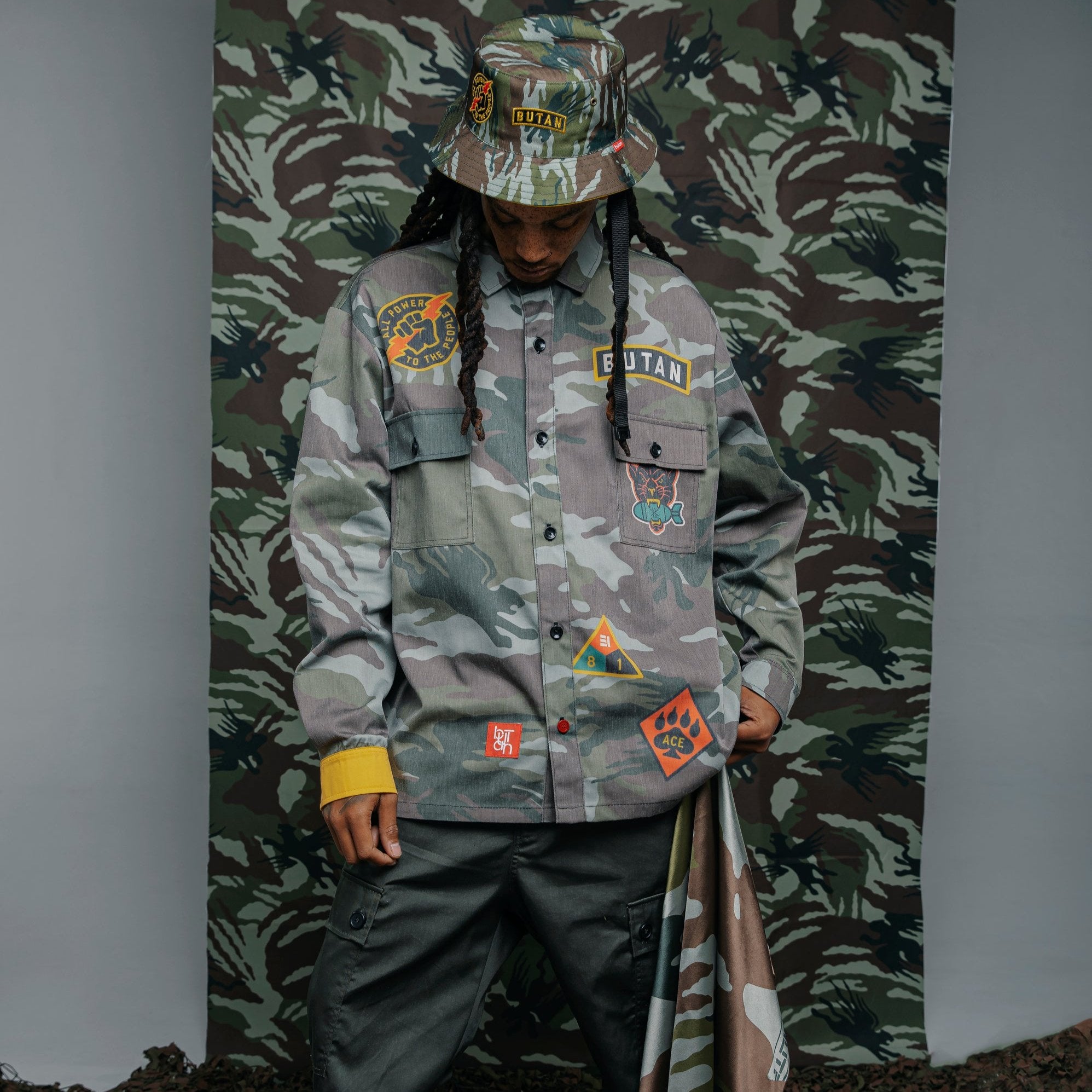 Butan | Flying Panthers | Camouflage Overshirt