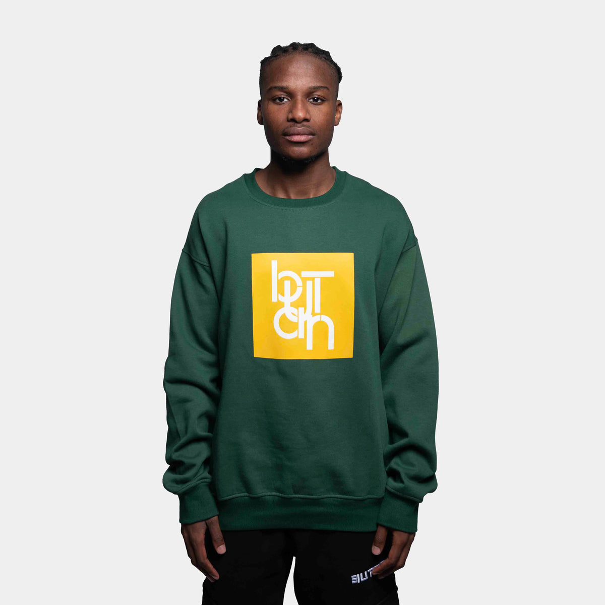 Classic Connections | Oversized Crewneck | Forest Green