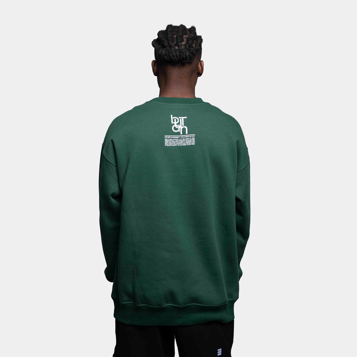 Classic Connections | Oversized Crewneck | Forest Green