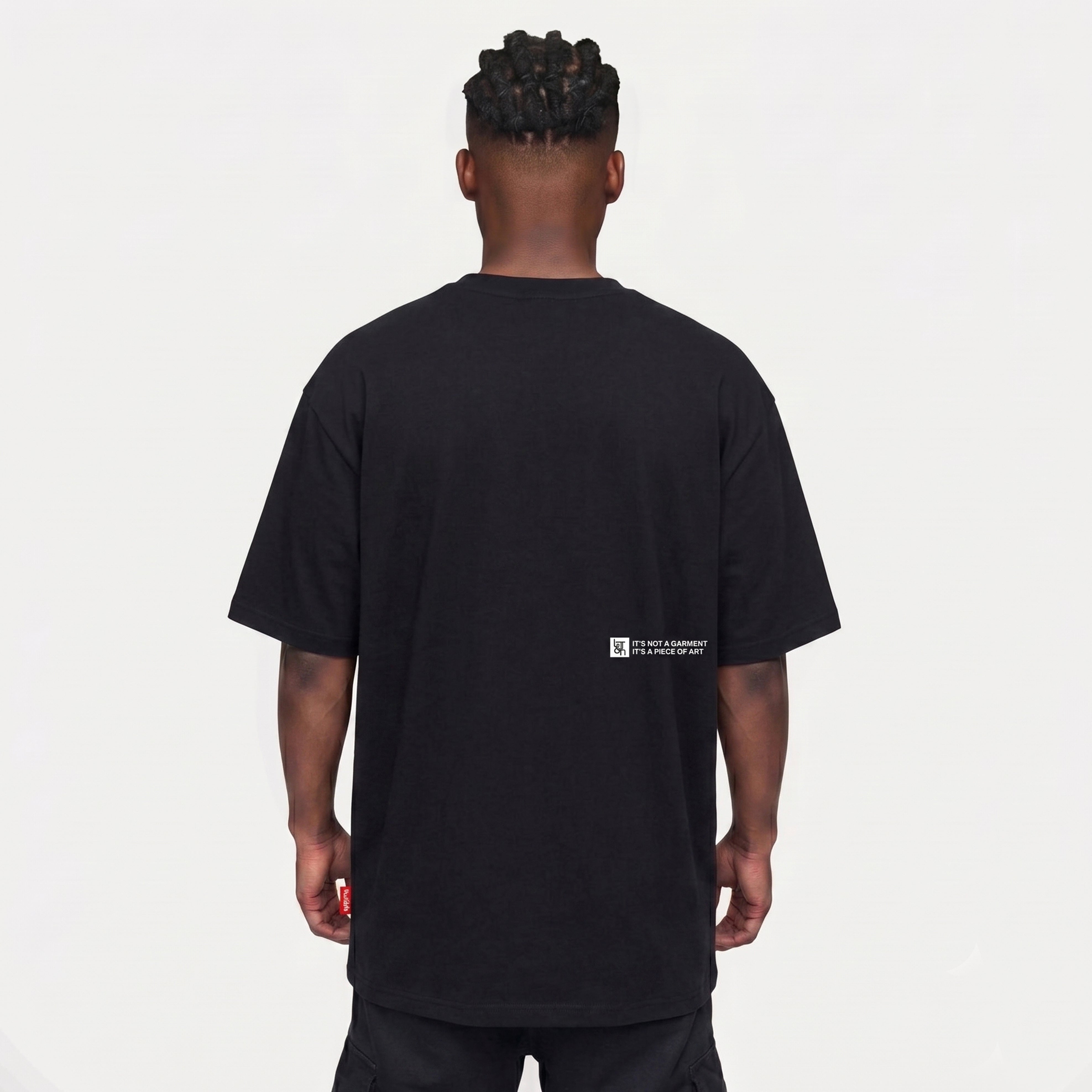 Butan | Block Letters | Staple T-shirt | Black