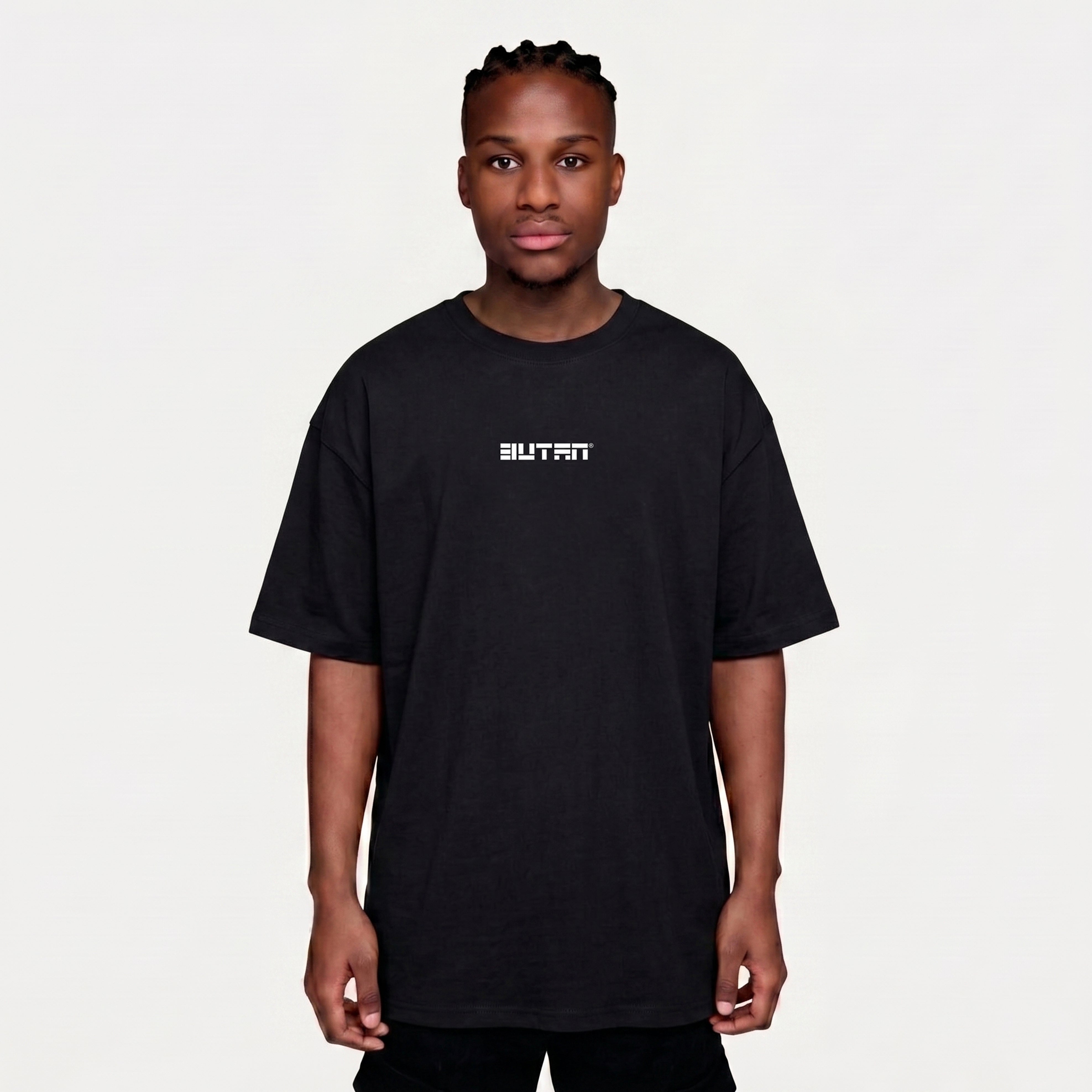 Butan | Block Letters | Staple T-shirt | Black