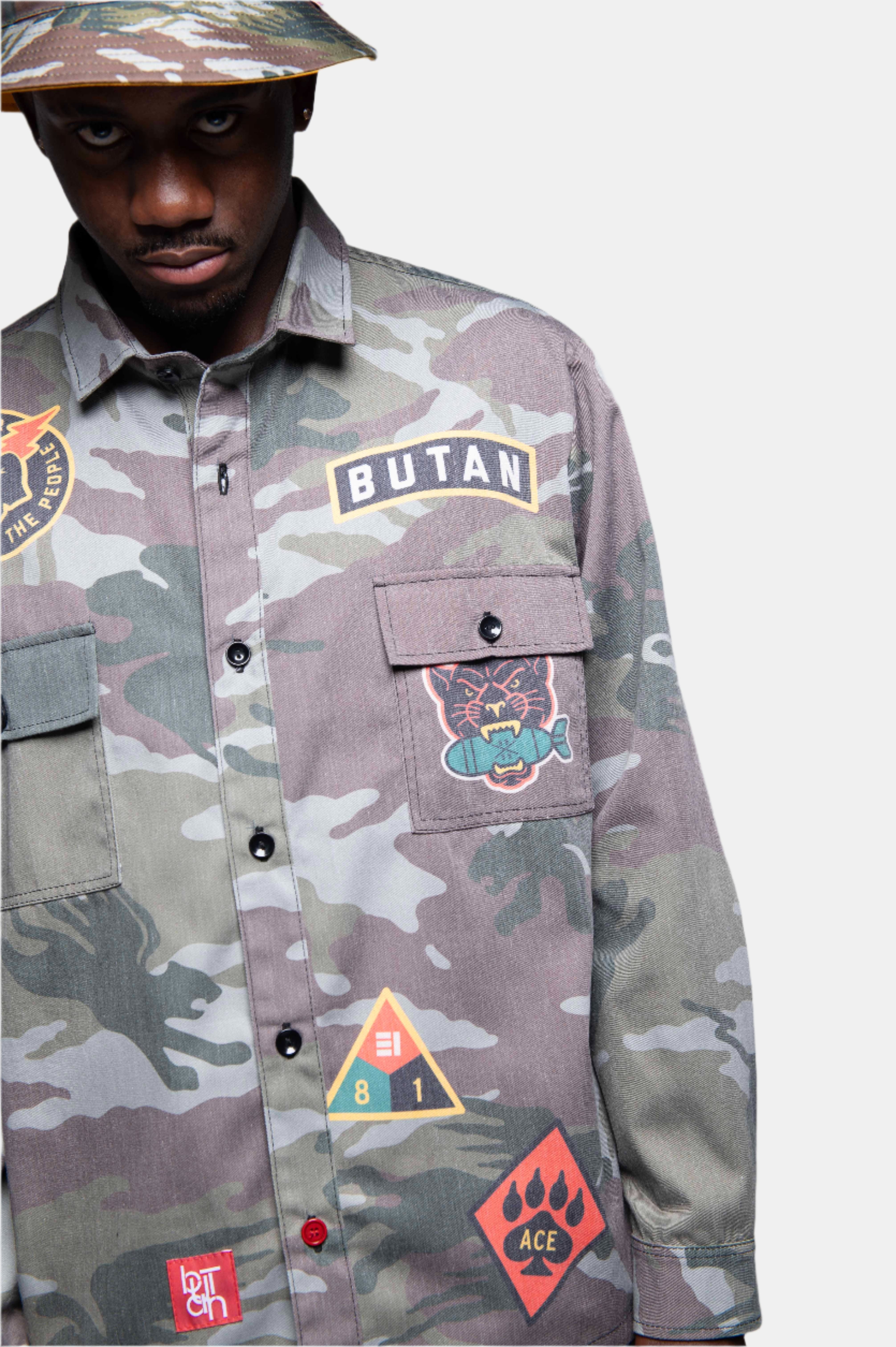 Butan | Flying Panthers | Camouflage Overshirt