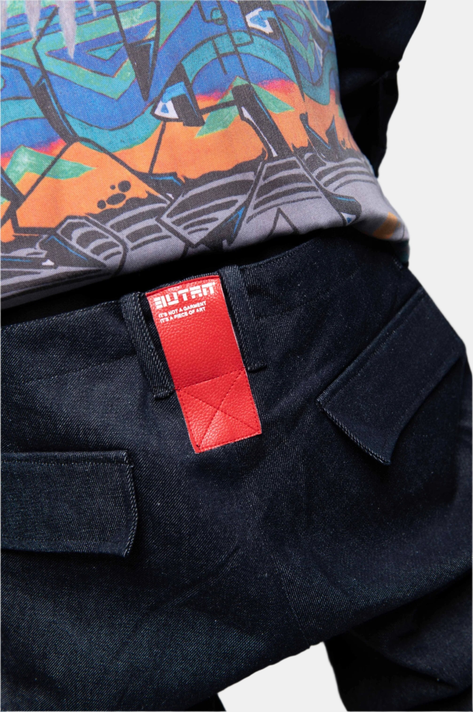 Butan | Hidden Panthers | Denim Cargo Pants