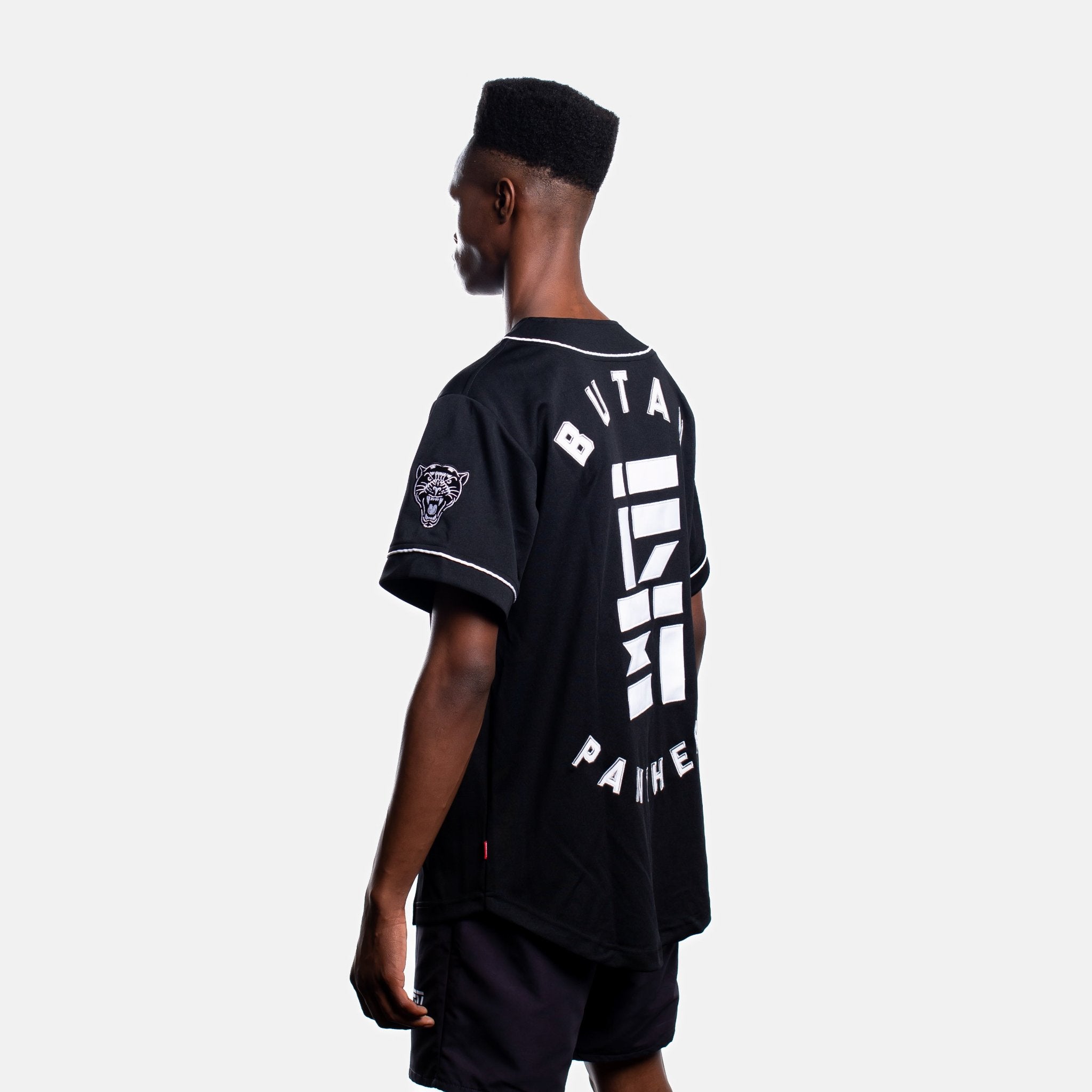 Butan Panthers | Clawed | Baseball Jersey | Black - Butan